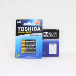 TOSHIBA ALPHA POWER AAA SIZE 48 PCS