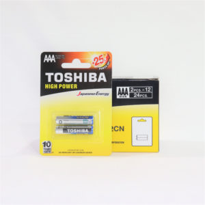 TOSHIBA HIGH POWER AAA 24 PCS