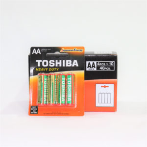 TOSHIBA HEAVY DUTY AA SIZE 40 PCS