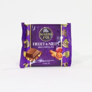 FRUIT AND NUT MILK CHOCOLATE 100G